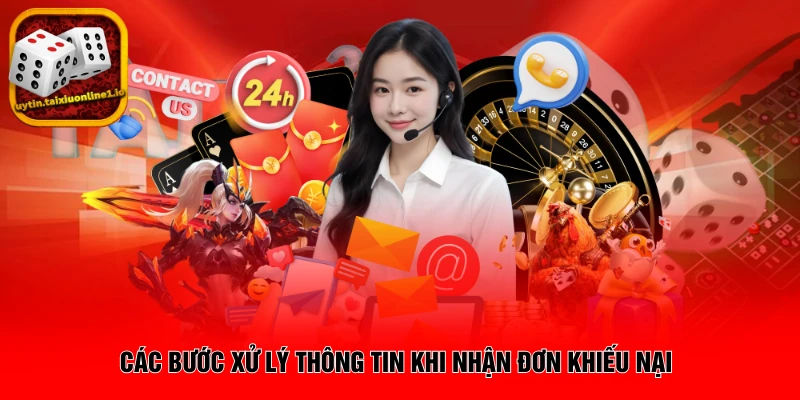 Các bước xử lý thông tin khi nhận đơn khiếu nại