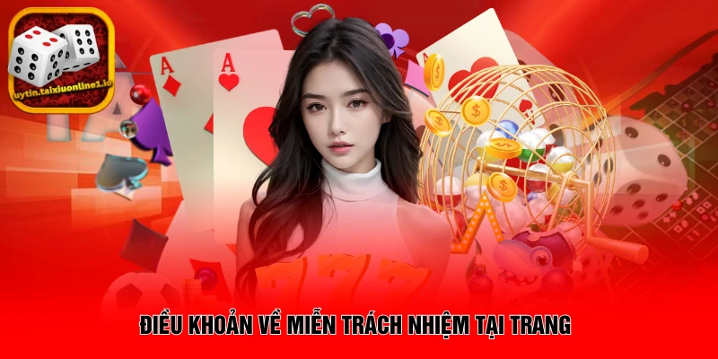 Điều khoản về miễn trách nhiệm tại trang